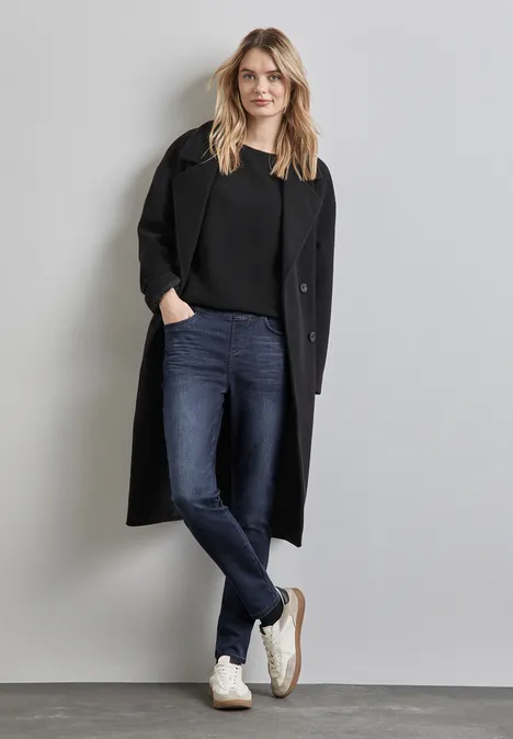 Denim Thermo-Jeggings slightly washed indigo