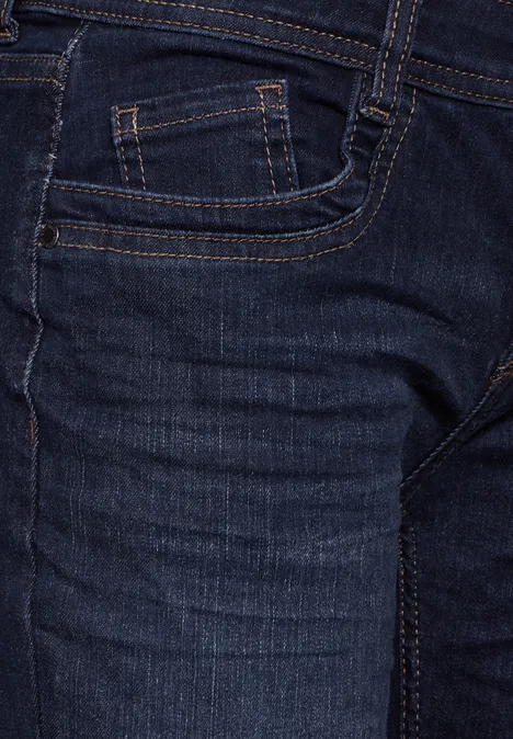 Jeans im Casual Fit deep indigo washed