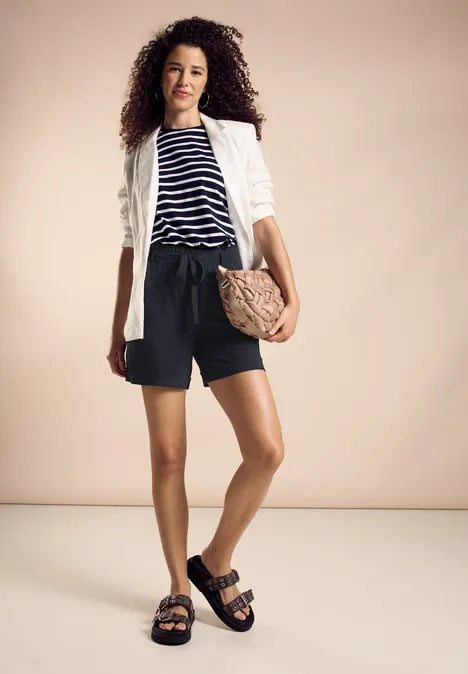 Paperbag Shorts deep blue