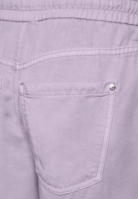Jeans Shorts Bright Lilac Wash