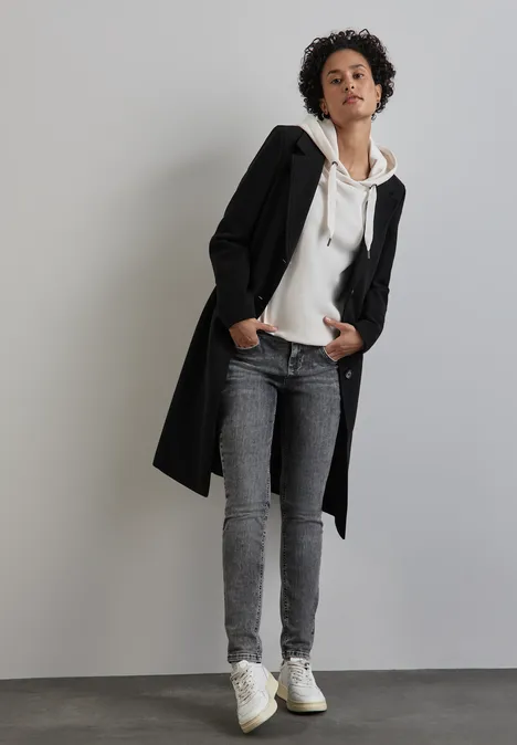 Jeans im Casual Fit grey washed