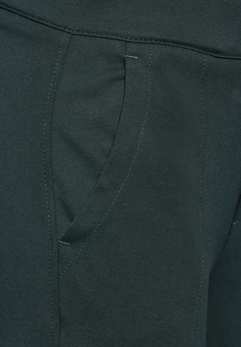 Hose im Casual Fit hunter green