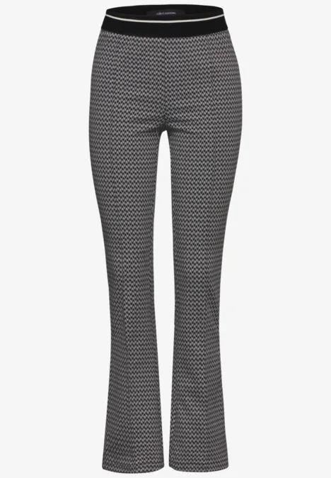 Hose im Skinny Fit Black