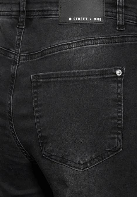 Jeans im Loose Fit Black washed