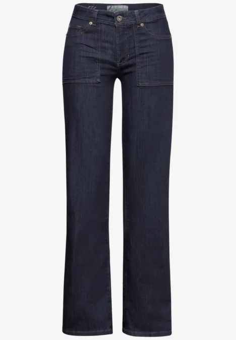 Jeans im Casual Fit Rinse washed