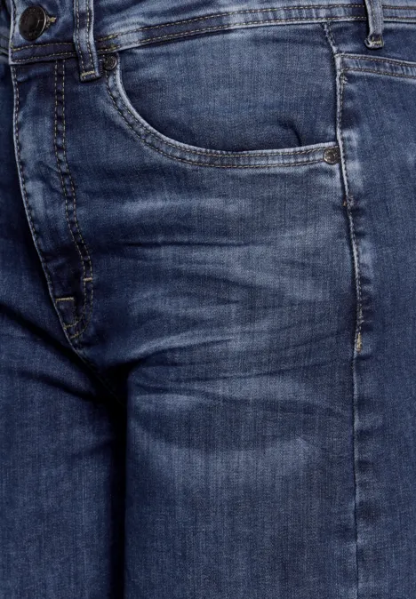 Jeans im Loose Fit Dark blue washed
