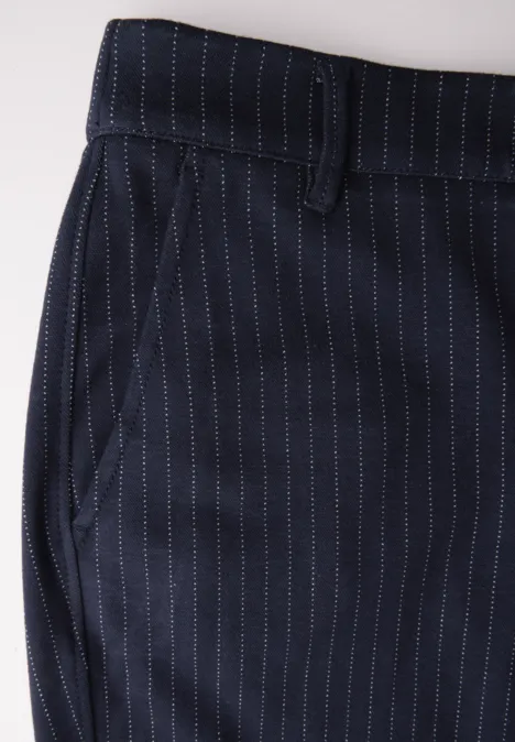 Chino im Nadelstreifen-Look deep blue