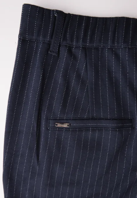Chino im Nadelstreifen-Look deep blue