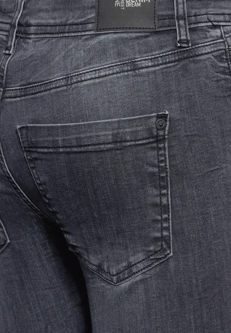 Jeans im Slim Fit steel grey net wash