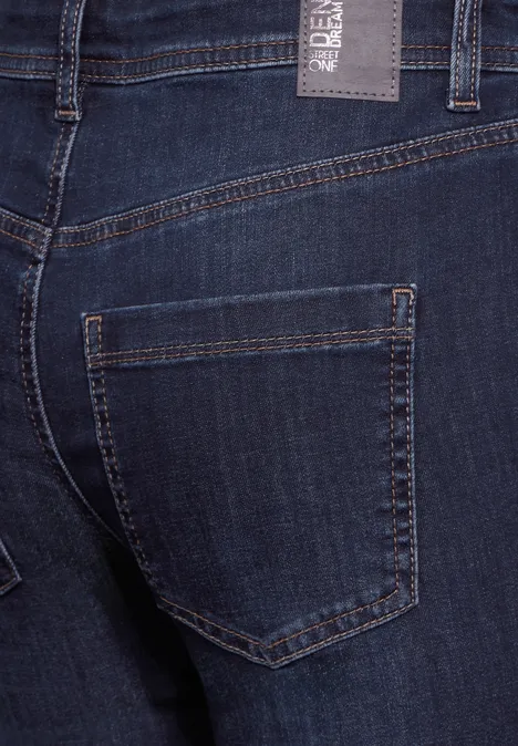 Bootcut Jeans dark indigo slightly washed