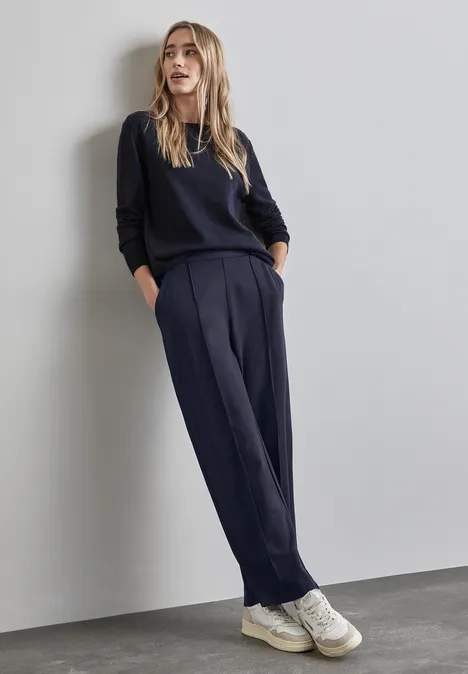 Casual broek deep blue