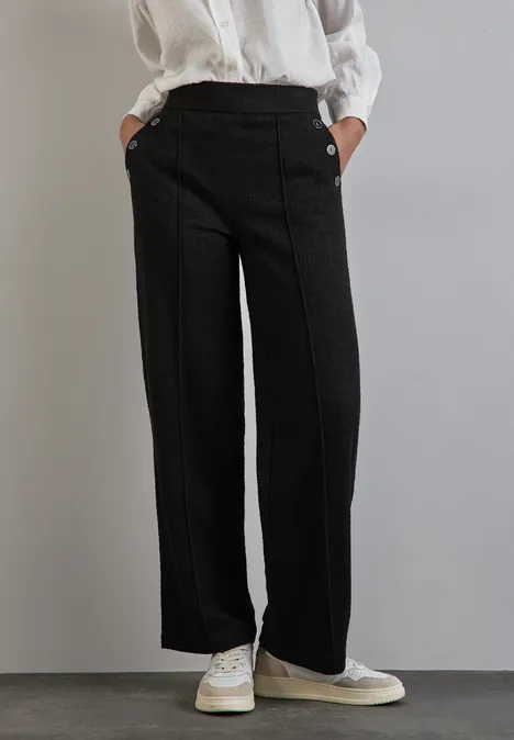 Bouclé Hose Black