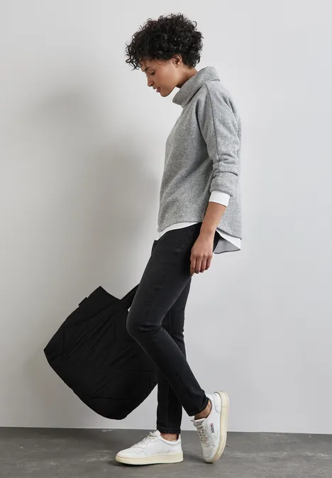 Jeggings im Skinny Fit black slightly washed