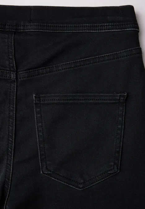 Jeggings im Skinny Fit black slightly washed