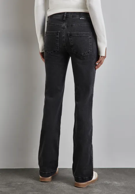 Bootcut Jeans black net wash