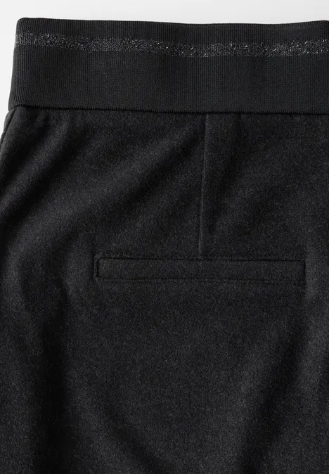 Hose im Loose Fit whale tail grey melange