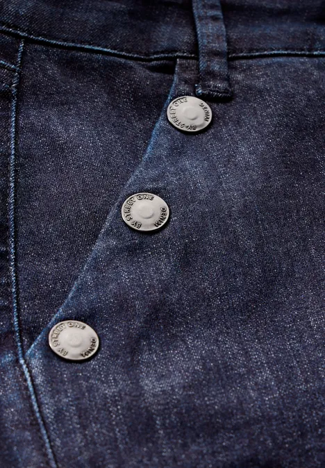Straight Leg Jeans dark indigo rinsed