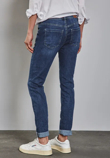 Jeans im Casual Fit Dark Blue Wash