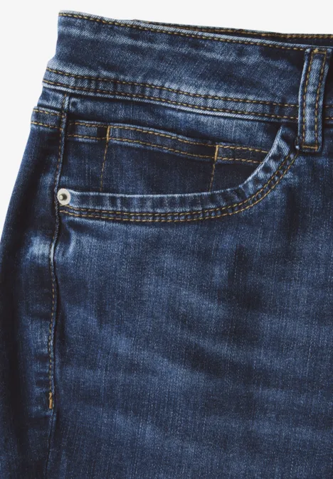 Jeans im Casual Fit Dark Blue Wash