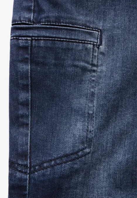 Jeans im Cargo-Look Blue Black wash
