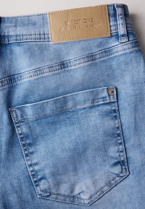 Wide Leg Jeans Light blue washed