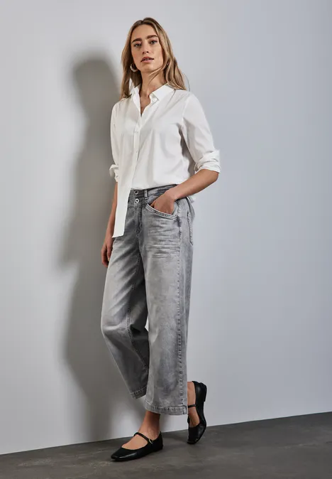 Wide Leg Jeans Ice grey wash