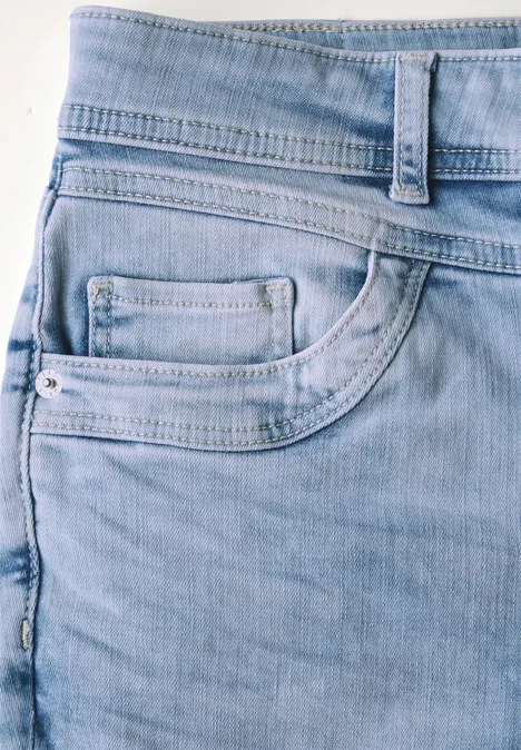 7/8-Jeans im Casual Fit Ultra Bleach Random Washed