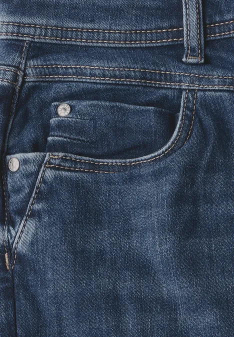 Bermuda Jeans Medium blue random