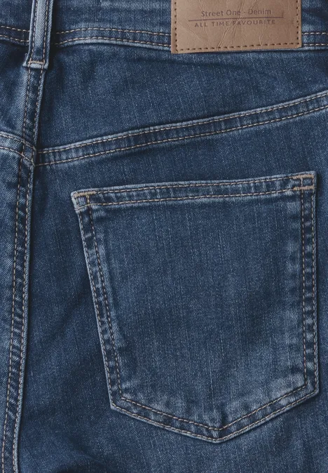 Bermuda Jeans Medium blue random