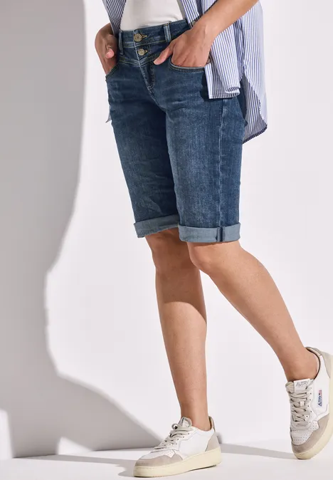 Bermuda Jeans Medium blue random