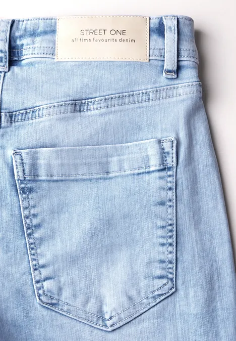 Wide Leg Jeans Super Bleach washed