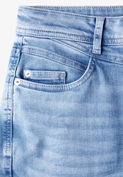 Jeans im Loose Fit Light blue washed