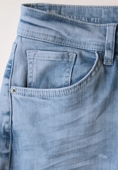 Wide Leg Jeans Super Bleach washed