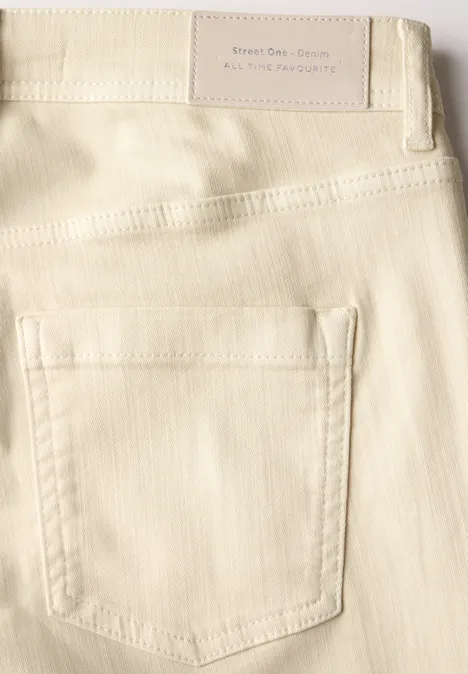 Slim Fit Jeans ecru washed