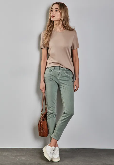 Slim Fit Jeans Olive Washed