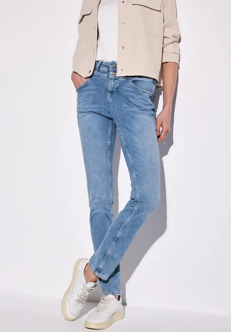Jeans im Casual Fit Light blue washed