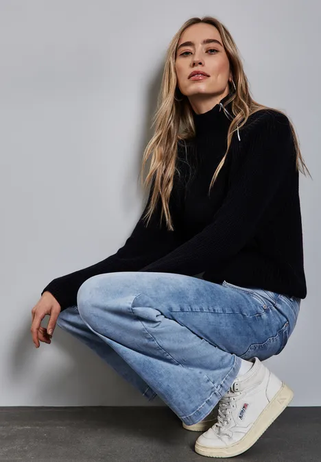 Wide Leg Jeans Light blue washed
