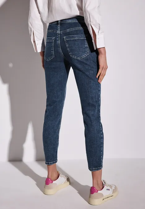7/8-Jeans im Slim Fit Dark Blue washed