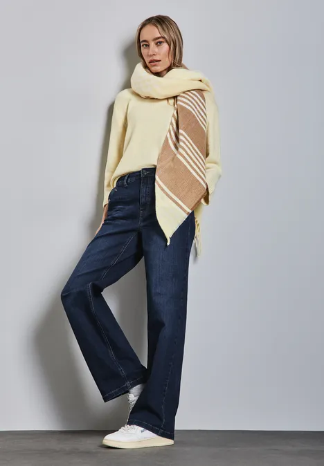 Straight Leg Jeans dark indigo washed