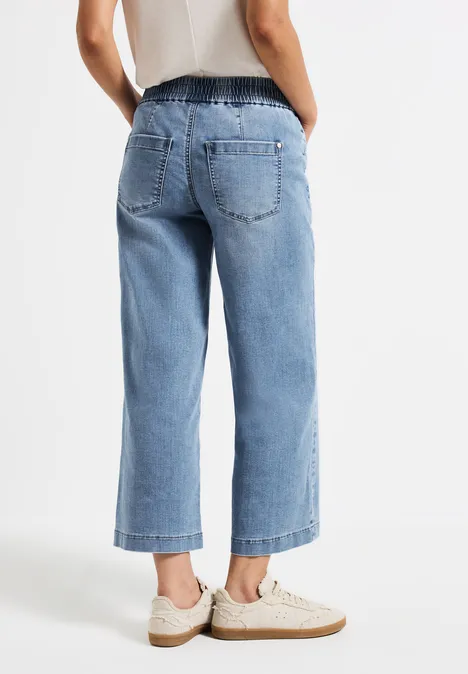 7/8 Jeans Culotte light blue washed
