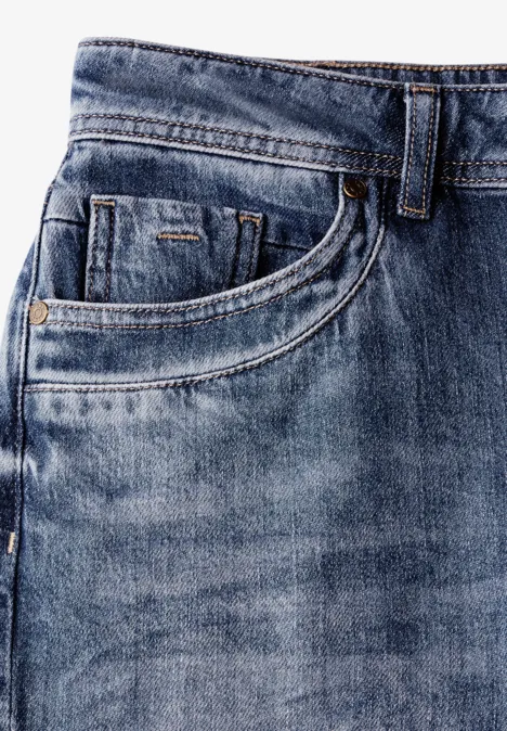 Jeans im Loose Fit Medium Blue tint