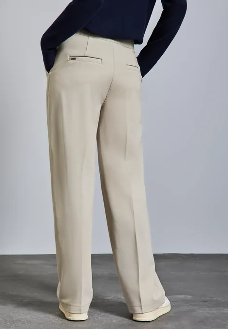 Straight Leg Hose stone beige