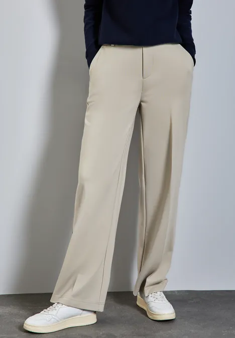 Straight Leg Hose stone beige