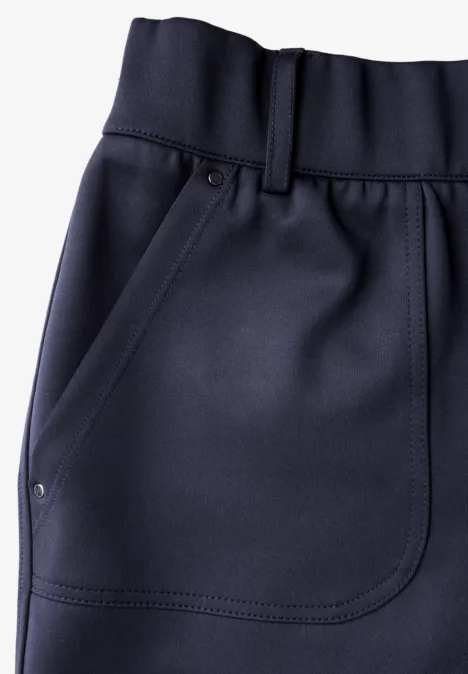Jersey Twill Cargo-Hose deep blue