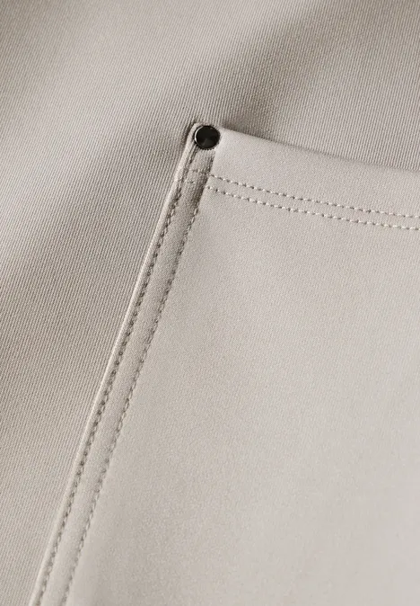 Jersey Twill Cargo-Hose stone beige
