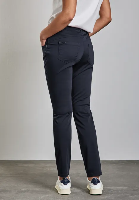 Hose im Casual Fit deep blue