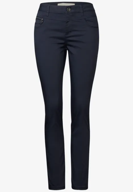 Hose im Casual Fit deep blue