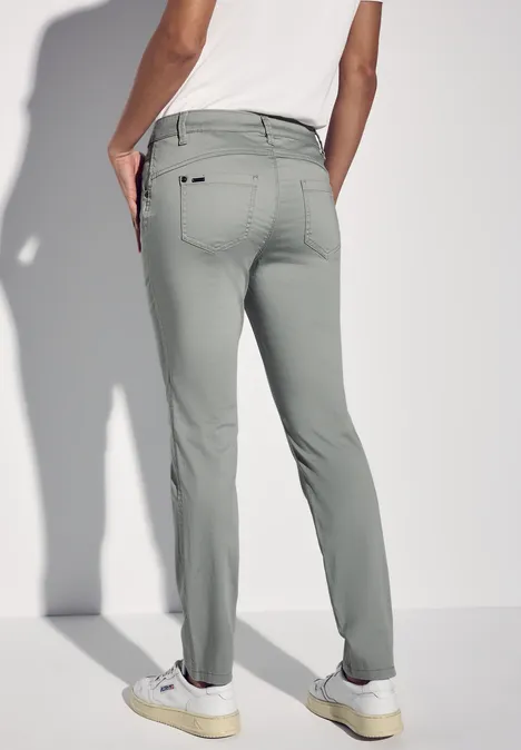 Hose im Casual Fit pastel green