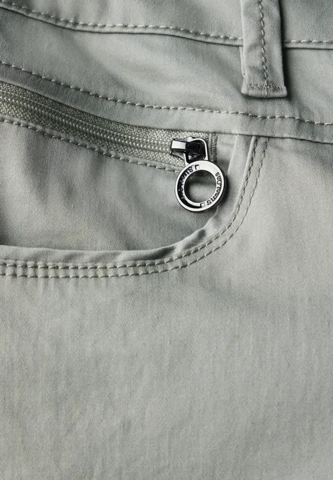 Hose im Casual Fit pastel green