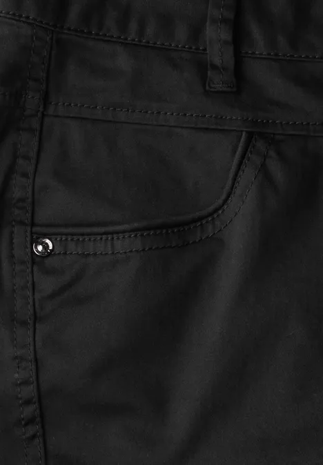 7/8-Satinhose Black